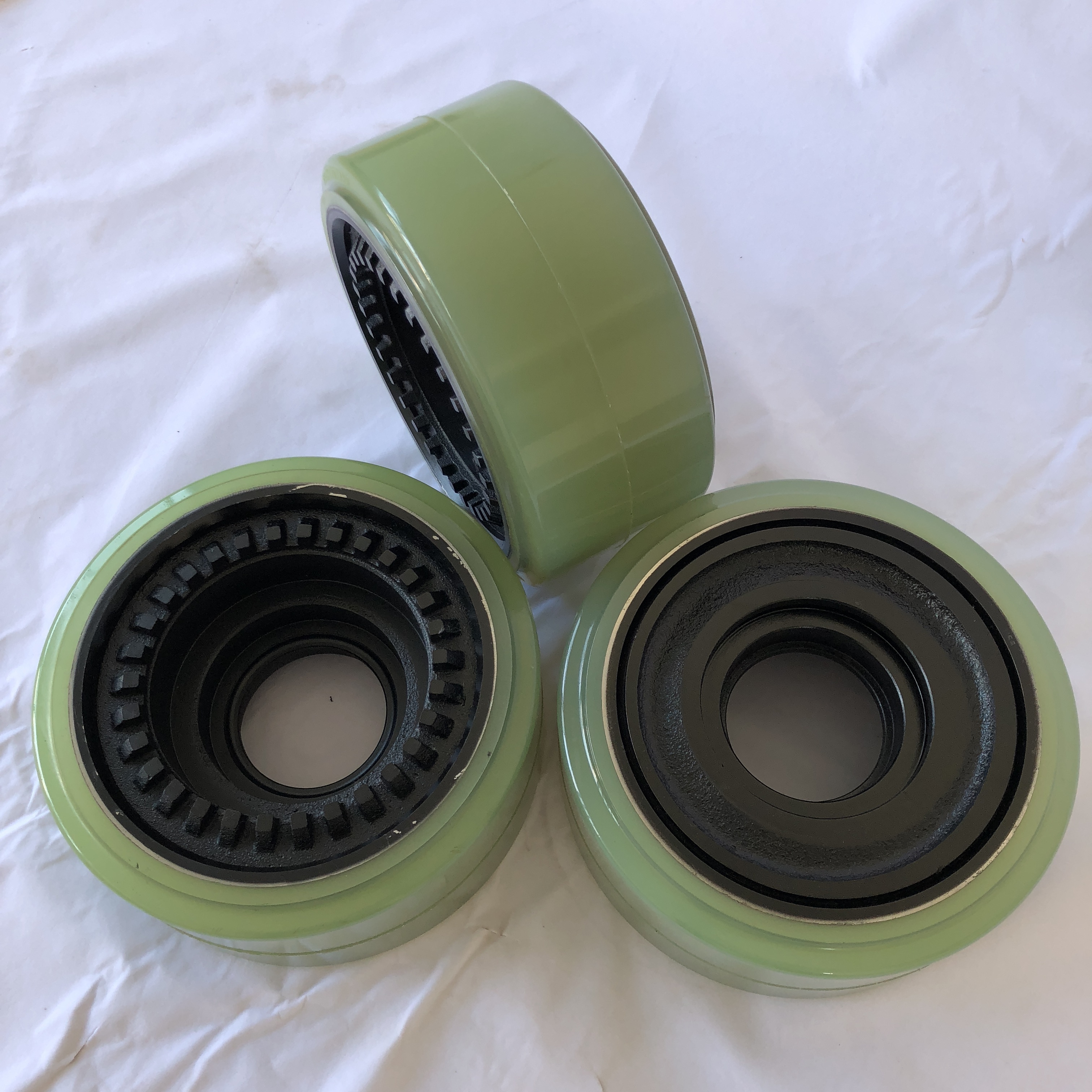 material handling equipment parts 90x100 mm Durable Polyurethane PU solid Tyre with good quality