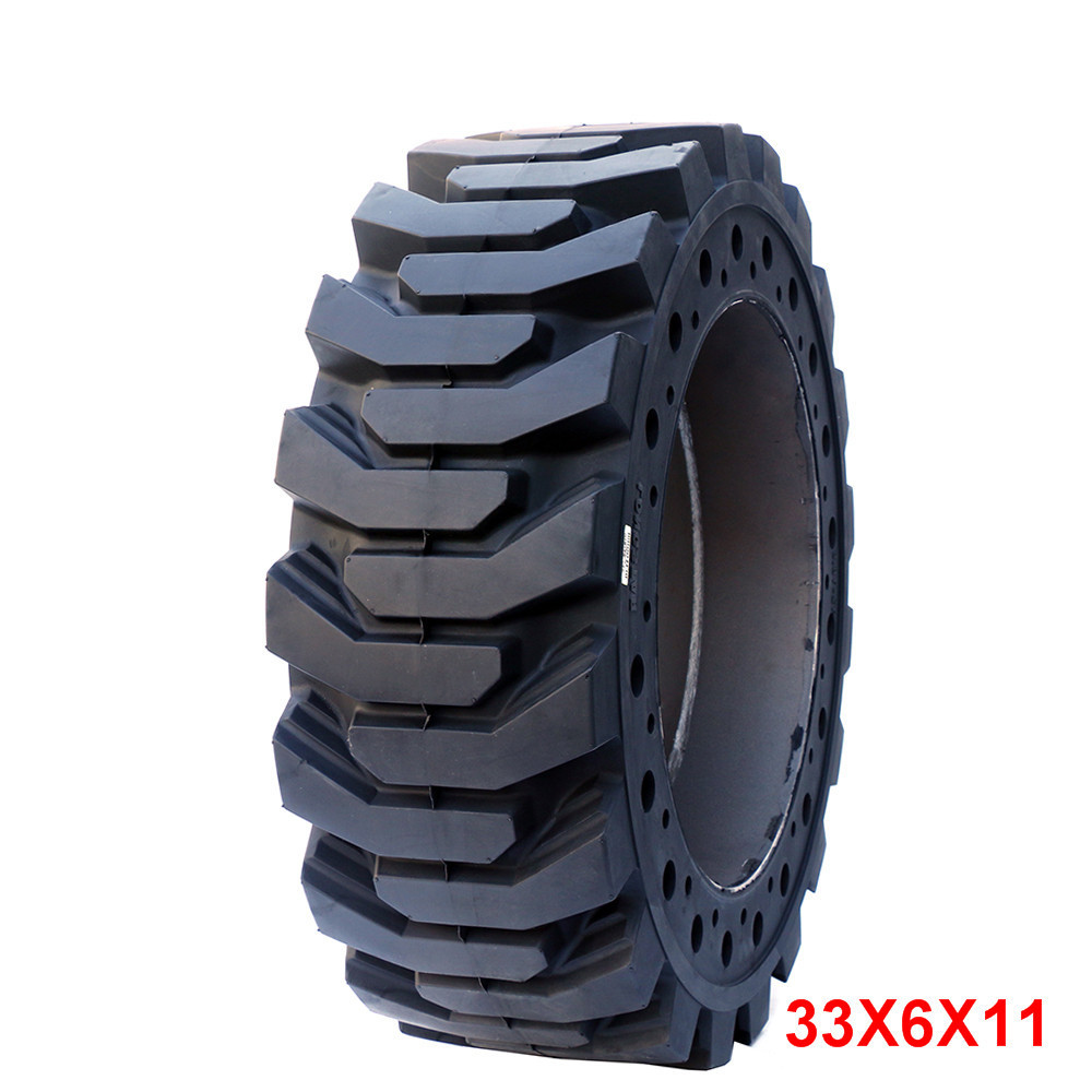 skyjack  rough terrain scissor lift parts tyre solid 10 x 16.5 nhs 10-16.5 solid tires with rims for sale