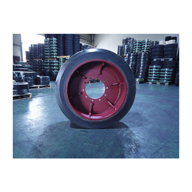 Hot Selling 40 x 16 x 30  PRESS-ON solid Tyre Used for airport drag loaders with factory price