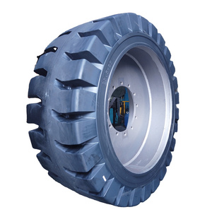 High performance OTR airless tires 17.5-25 23.5-25 solid rubber wheel loader tires