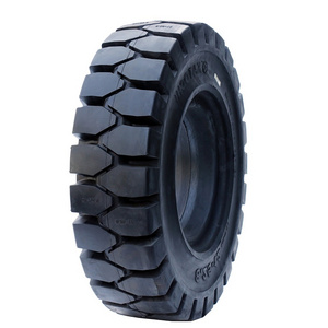 Easy assembly forklift solid tire 8.25-12 thailand for forklift steering wheel cushion tire