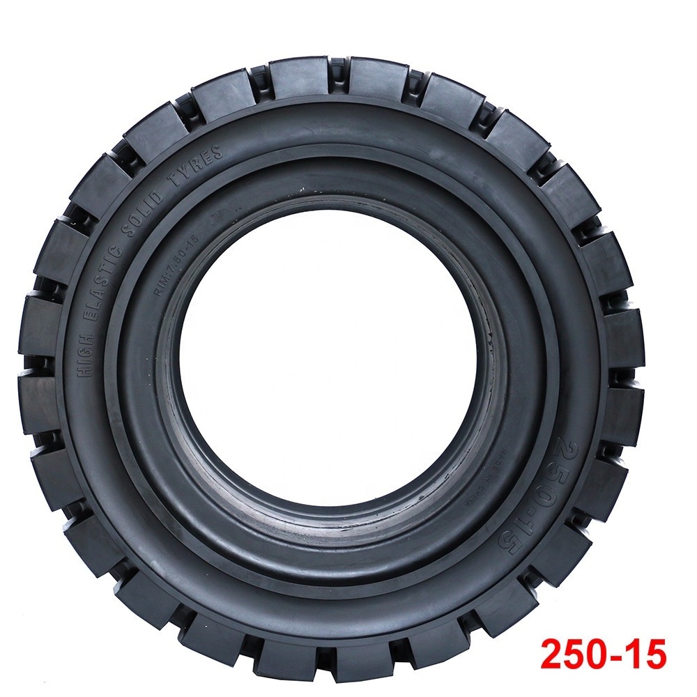 Solid rubber Tyre 250-15 solid tire for forklift