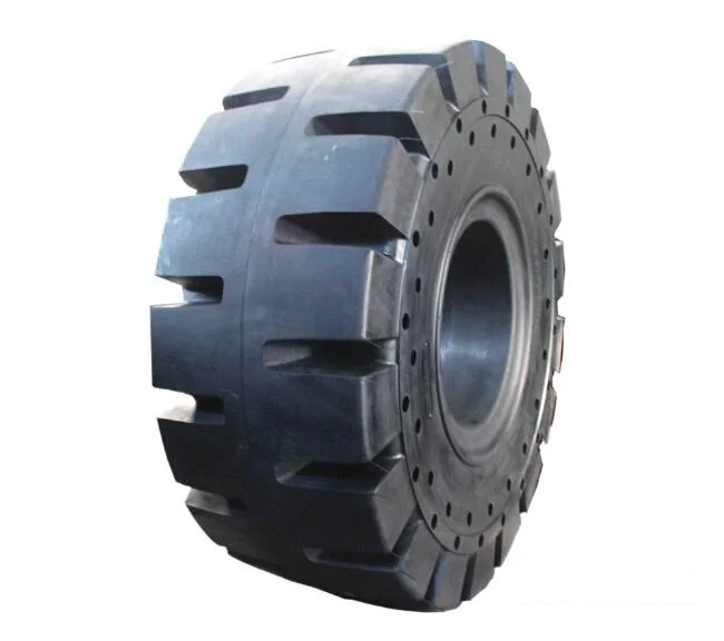 China brand high quality solid OTR tyres 26.5-25 solid industrial tire