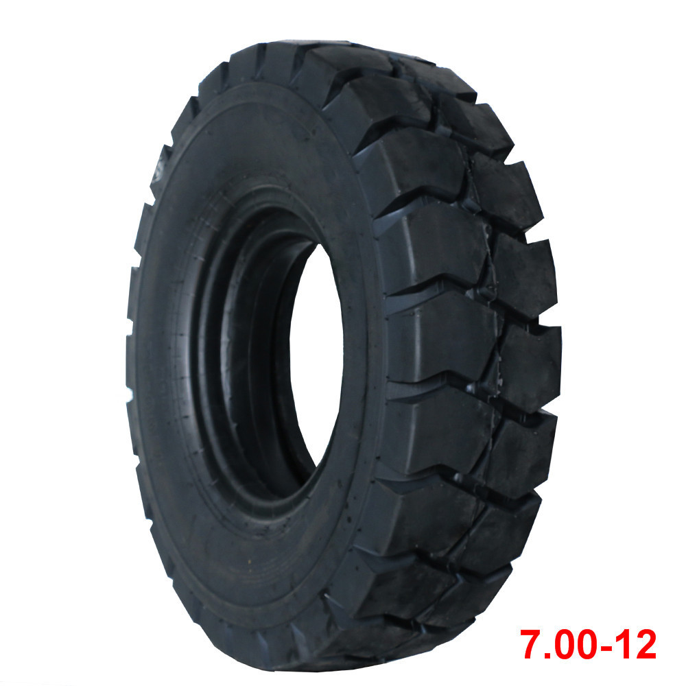 pneumatic forklift accessories parts 7.00-12 700x12   industrial Off-Road tyre with tube and flap