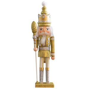 Wholesale Nutcracker Low Price Customizable Wooden Nutcracker For Christmas Decorations