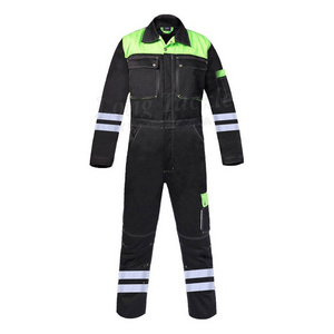 Reflective Safety Roadway Workwear Coverall Customize Design Safety Coverall For Men Women