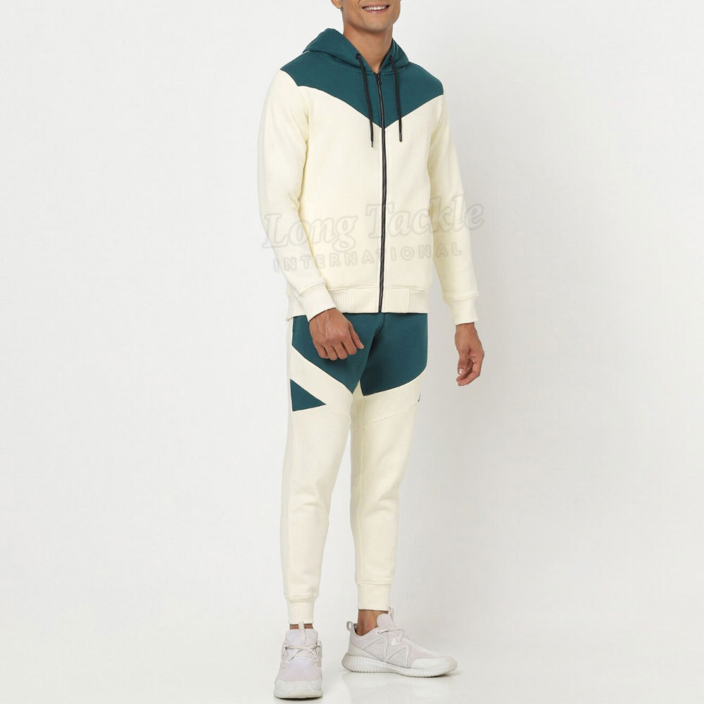 White Green High Quality Training Tracksuit For Men's Outdoor Men Clothing Best Quality Tracksuit