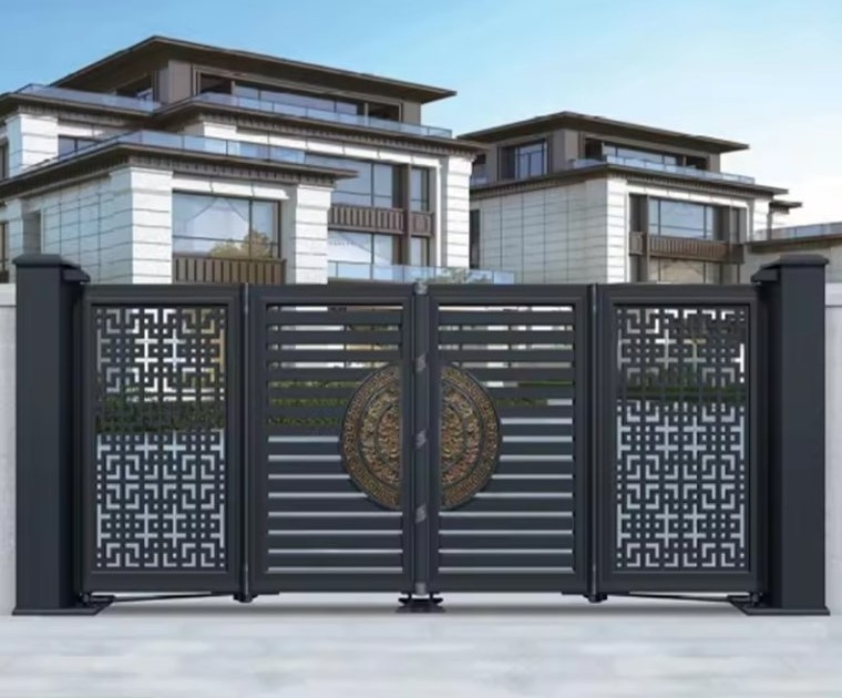 LongTai Beautiful Design Villas Design of Iron Gate for Small House Best Selling Products 2024 Main Gate Door Design