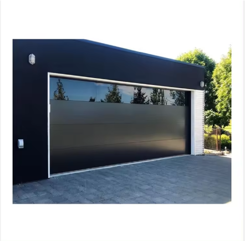 LongTai  Factory customized Aluminum alloy glass  vertical bifold garage door for house