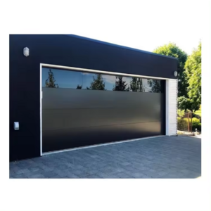 LongTai  Factory customized Aluminum alloy glass  vertical bifold garage door for house