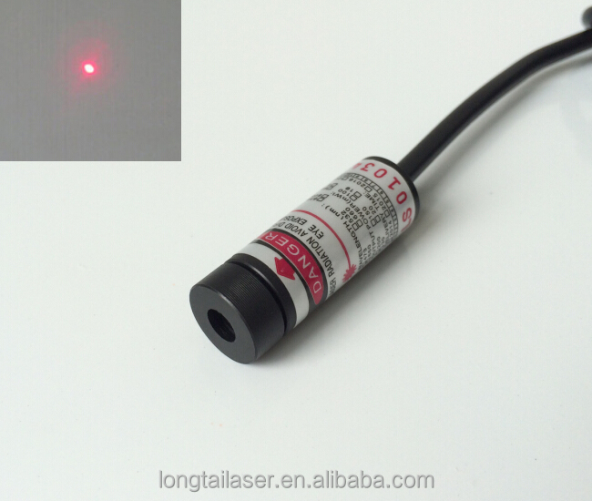 Red light pointer for laser machine positioning auto focusing