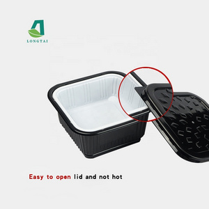 Custom disposable Hot Pot Plastic Container Self Heating Lunch Box Plastic Self Heating Food Container