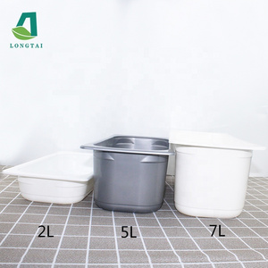 Factory Outlet  Wholesale Disposable 5L Plastic Ice Cream storage tub packaging for Food Containers