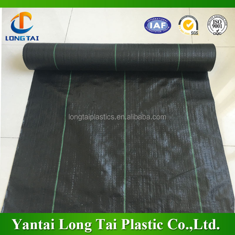 Hot sale 2X100M weedmat 100gsm heavy duty anti pp woven landscaping weed control mat