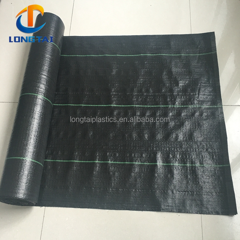 Hot sale 2X100M weedmat 100gsm heavy duty anti pp woven landscaping weed control mat