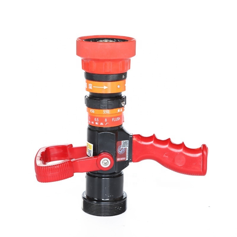 Fire hose nozzle Adjustable high pressure 2 inch Fire Fighting Hose Nozzle