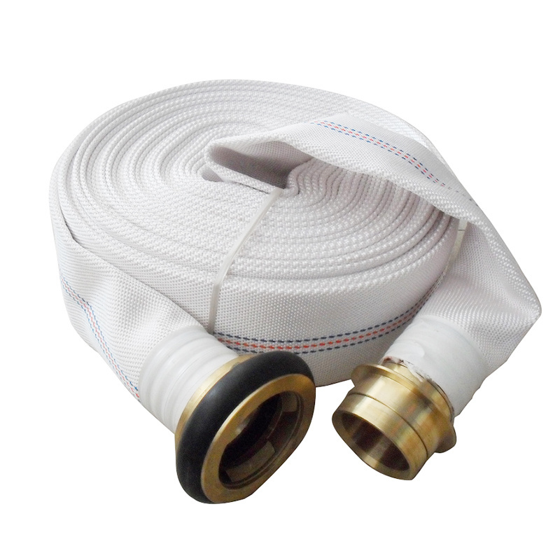 10 Inch Fire Hose pipe PVC Irrigation Lay Flat Hose Cotton Canvas fire hose roll