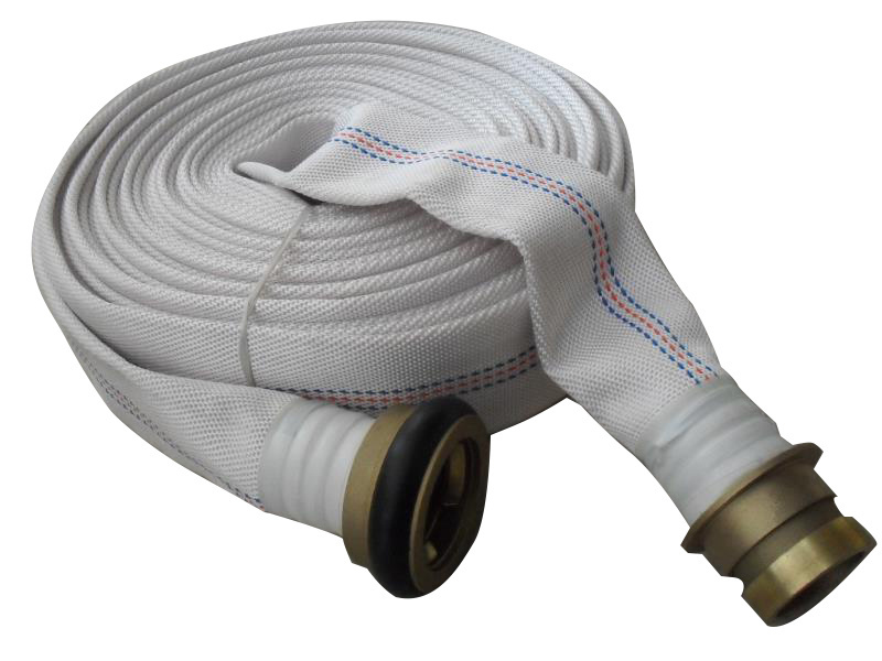 2 Inch 16 Bar Canvas PVC TPE Rubber Lining Fire Hose with Couplings STORZ Russian John Morris NH NST Machino