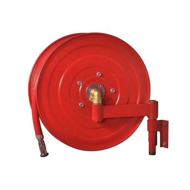 fire hose reel 1'' 30m with cabinet Egyptian standard Fire fighting equipment Fire hose reel cabinet