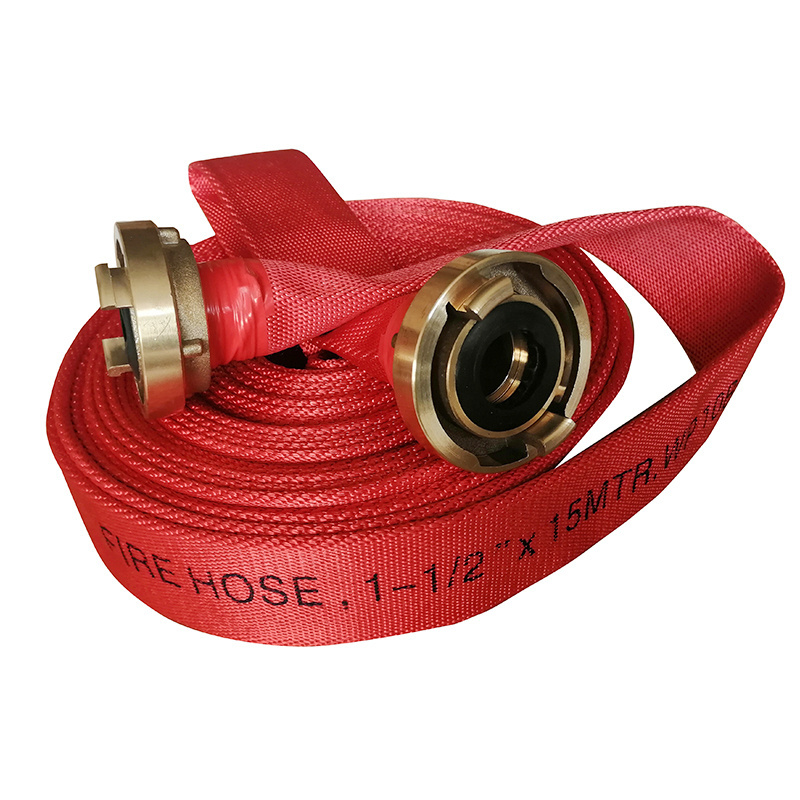 10 Inch Fire Hose pipe PVC Irrigation Lay Flat Hose Cotton Canvas fire hose roll