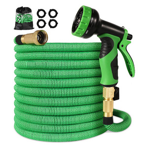 Factory wholesales No-Kink Flexible Water Hose Expandable Long Lightweight Garden Water Hose 25ft/50ft/75ft/100ft