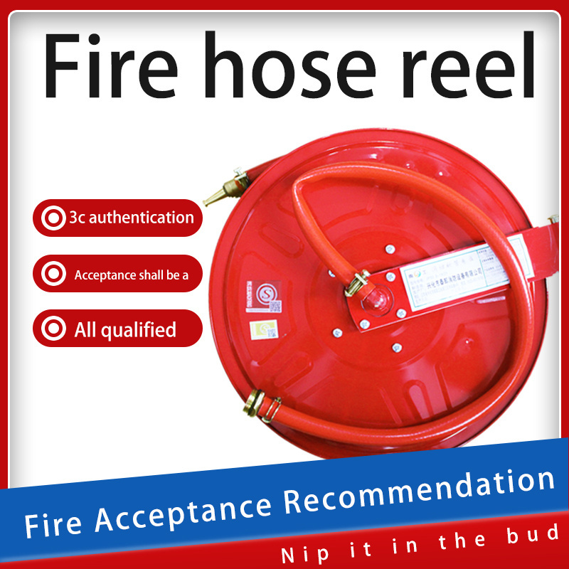 fire hose reel 1'' 30m with cabinet Egyptian standard Fire fighting equipment Fire hose reel cabinet