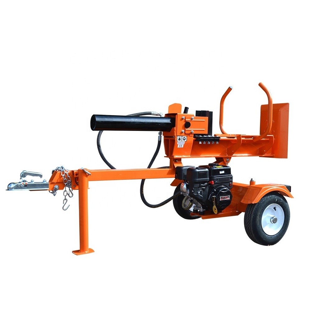 European Standard 32 ton gasoline hydraulic forestry machinery,firewood log splitter with CE