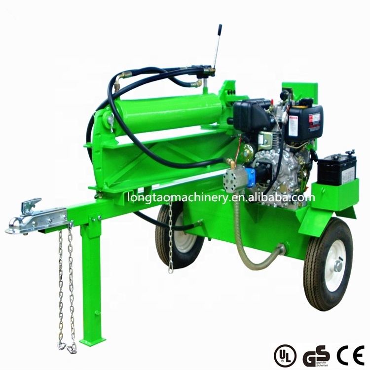 Professional manufacturer 50 Ton diesel engine Firewood Processor Log Splitter with CE