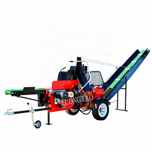 TUV CE firewood processor hydraulic log splitter wood cutting splitting machine for sale