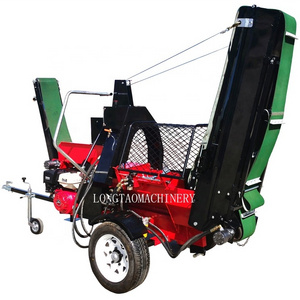 Trailer Towable PTO Power 20Ton Wood Processor Log splitter with Hydraulic Conveyor