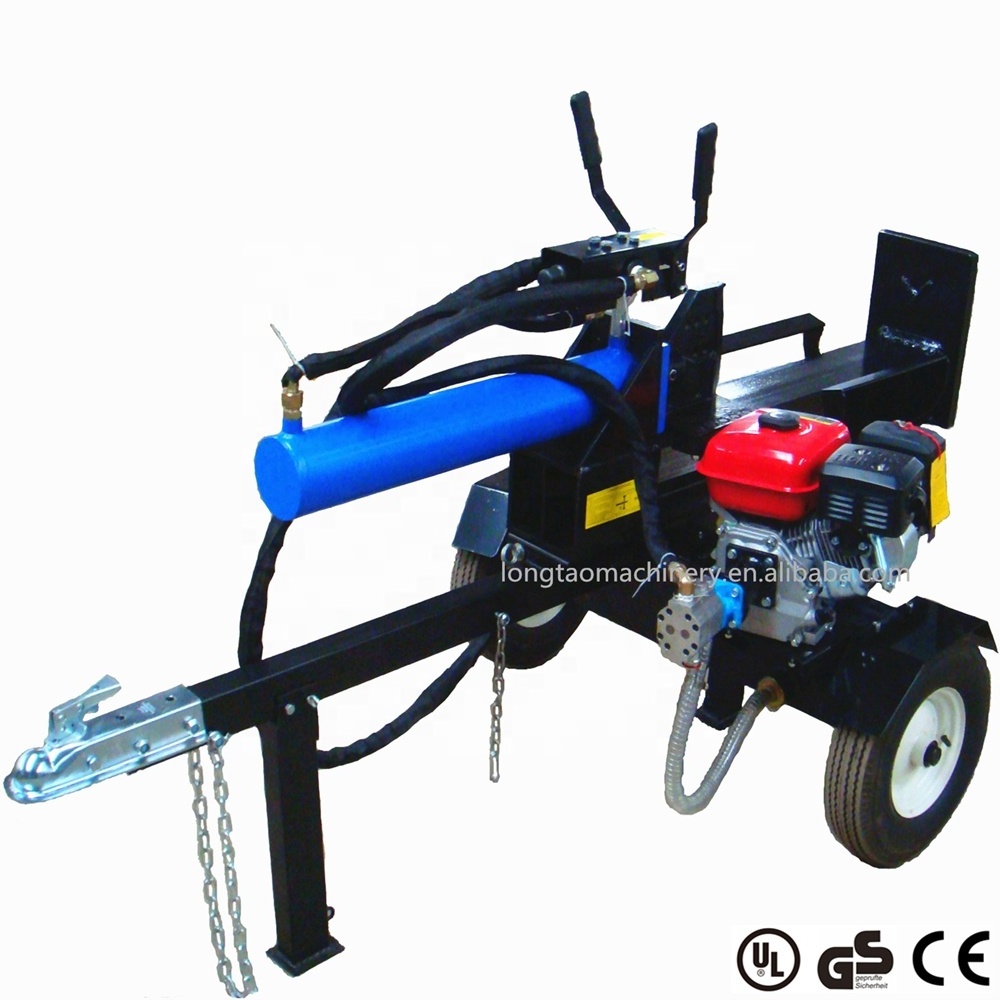 European Standard 32 ton gasoline hydraulic forestry machinery,firewood log splitter with CE