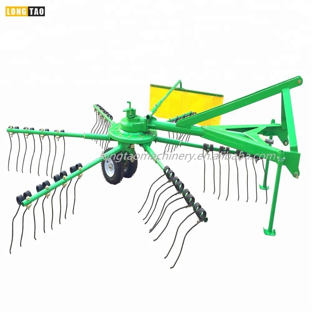 Farm Tractor Mounted Mini Hay Raking Machine with CE approval