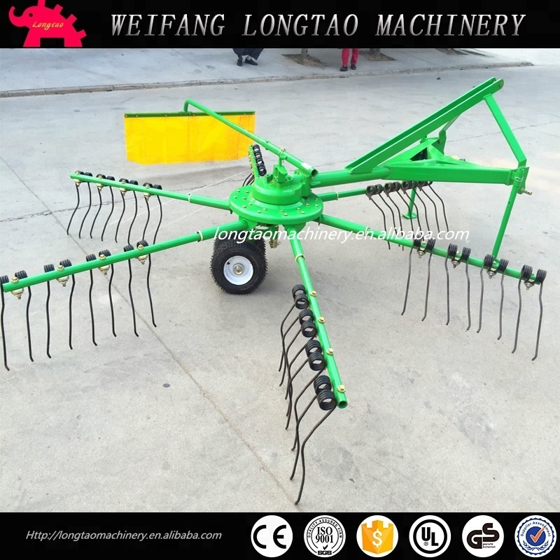 CE approved tractor PTO driven hay rake for sale