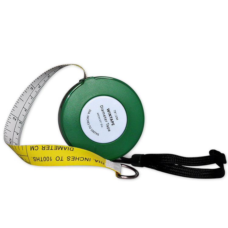 Wintape 2m Outside Diameter Tape Measure, Fiberglass Tree Pipe Diameter Measuring Tape, Cm and Inches OD Tape Measure