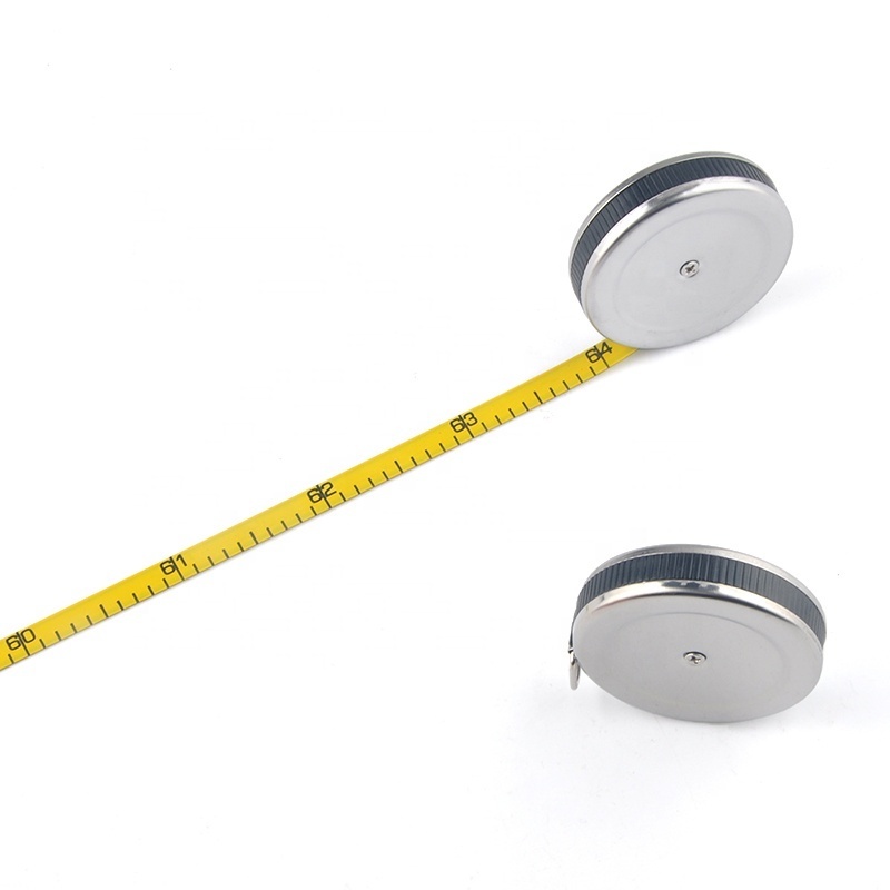 Wintape Custom Logo 2m Mini Pi Diameter Circumference Metric Tape Measure Use for Measuring Cylindrical Objects Pi Tape Measure