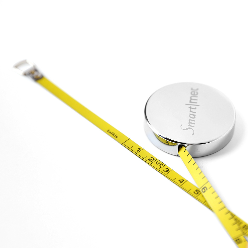 Wintape 2meter Metal Case Steel Tape Measure Retractable Steel Diameter Tape Measuring Portable pi Diameter Measurement