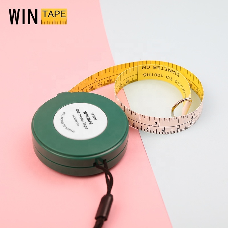 Wintape 64Pi Diameter Tape Measure for Tree Pillar Measuring perimeter Instrument Tools Pipe Diameter Tape  Measurement