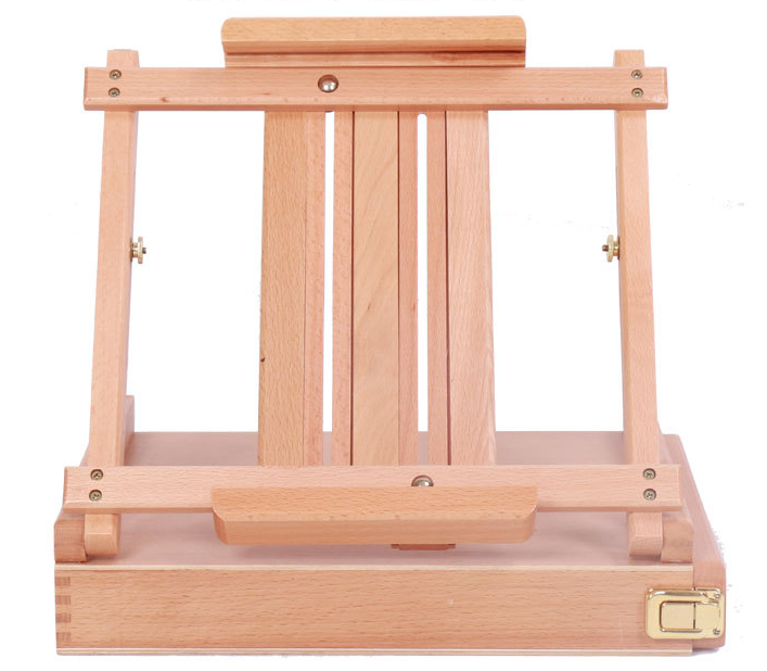 Tabletop Wooden High Quality Artists Adjustable Beech wood Painting and Display Easel Portable Sturdy Table Desktop Holder Stand