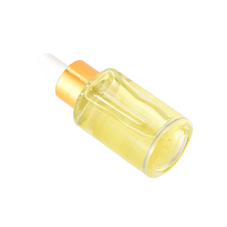 15ml 30ml 50ml  Wholesale Clear  Hair Oil  Bottle Cosmetic Packaging Essential for Oil Dropper Glass Bottle