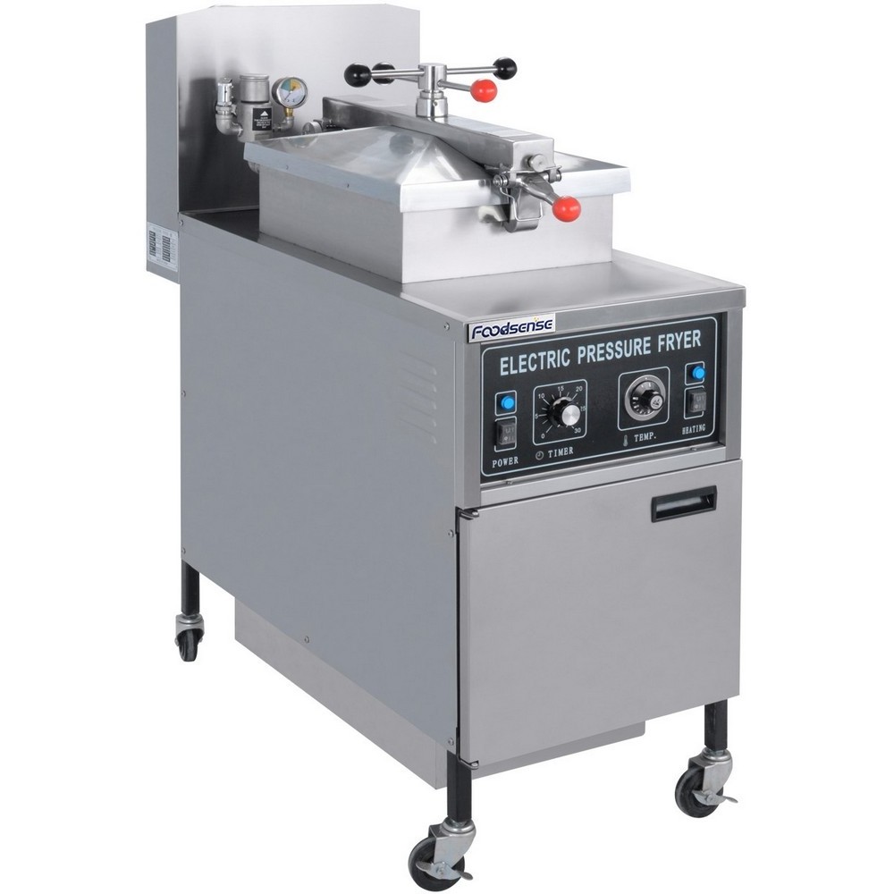 Longterm Commercial Electric Programing Pressure Fryer KFC Broaster Chicken Pressure Fryer with Oil Filter