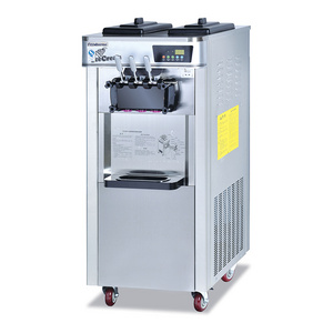 LongTerm Ce Certification Commercial Frozen Yogurt Mixed Flavors Soft Serve Ice Cream Machine For Sale