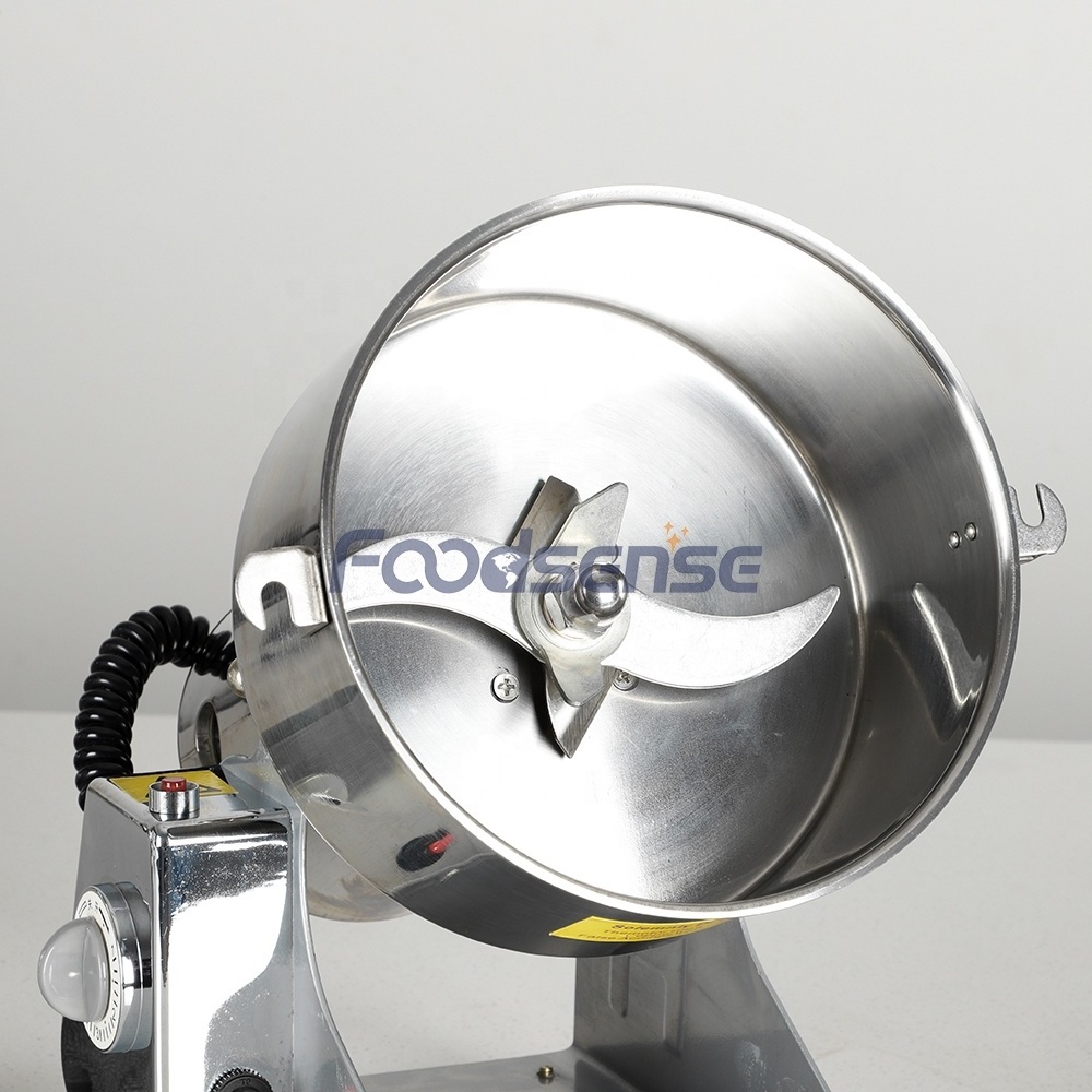 Electric Stainless Steel Grain Mill Grinder Commercial Spice Grinder Pulverizer Dry Grinder Grinding Machine