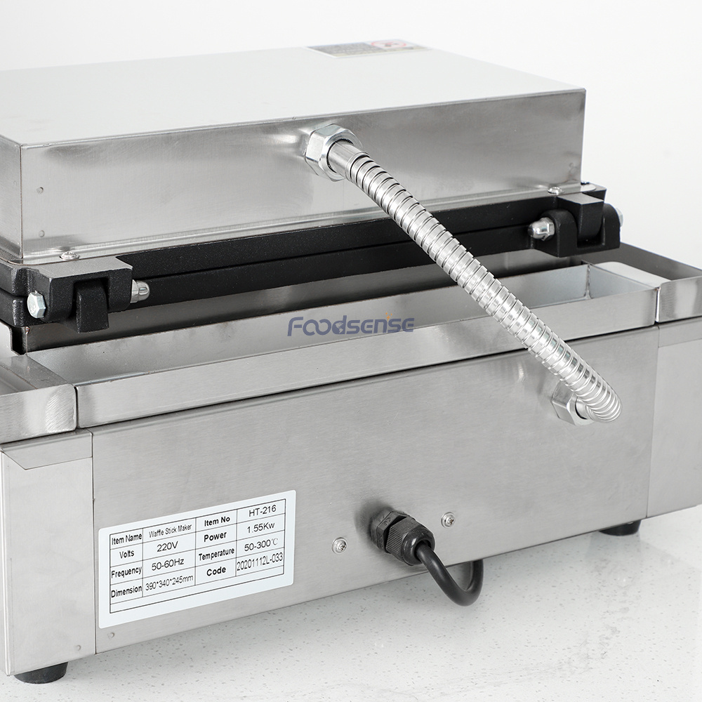 Commercial Using Baker Machine Stainless Steel Temperature Time Control Belgian Bubble Waffle Maker for Restaurant