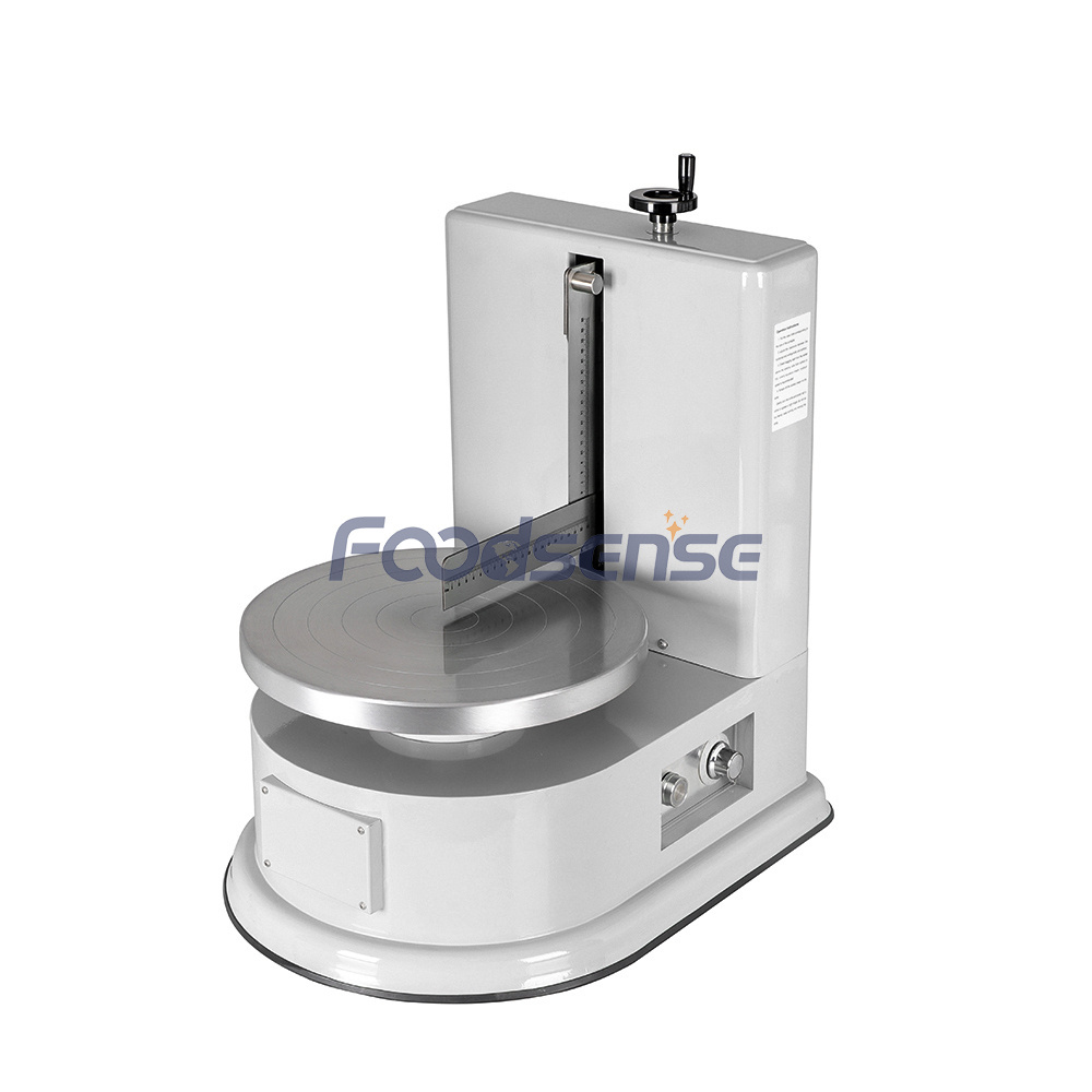 Fully automatic stainless steel body aluminum material turntable diameter 20CM birthday cake smearing machine cream smearing mac