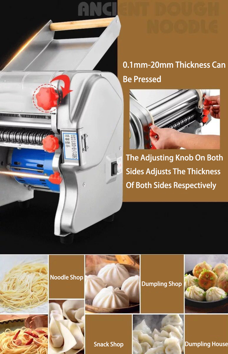 Newest Design Top Quality Commercial Dough Press Pasta Maker Electric Noodles Making Machine