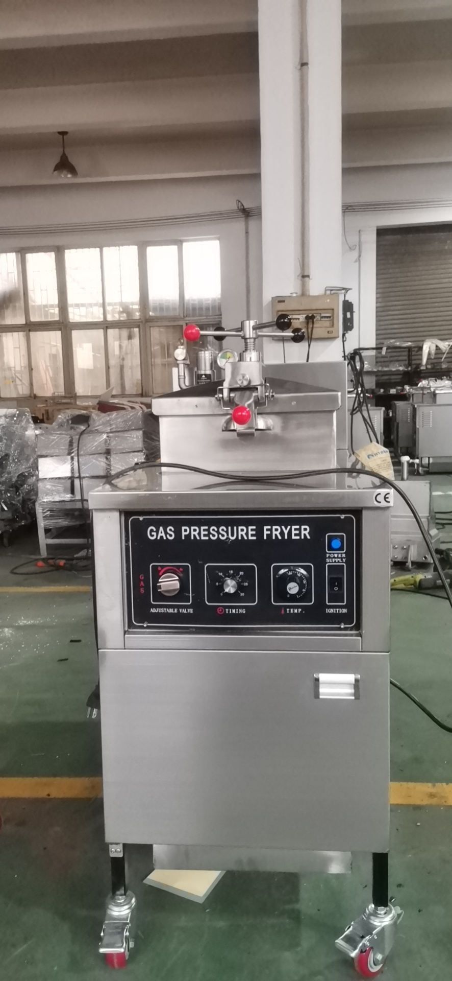 Longterm Commercial Electric Programing Pressure Fryer KFC Broaster Chicken Pressure Fryer with Oil Filter