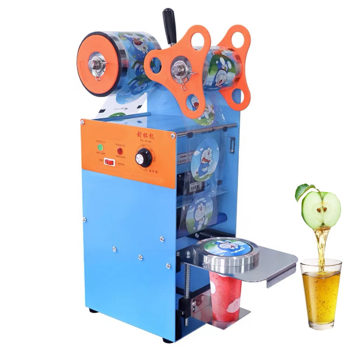 Manufacturers Direct Sales Digital Manual Plastic Water Cup Sealing Machine High Speed Cup Sealer For Plastic Paper Cup