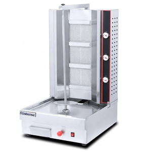 Hot Sale Automatic Appliances Turkey Kebab Seekh Electricity Skewer Doner Shish Shawarma/ Kebab Machine with 4 Burners