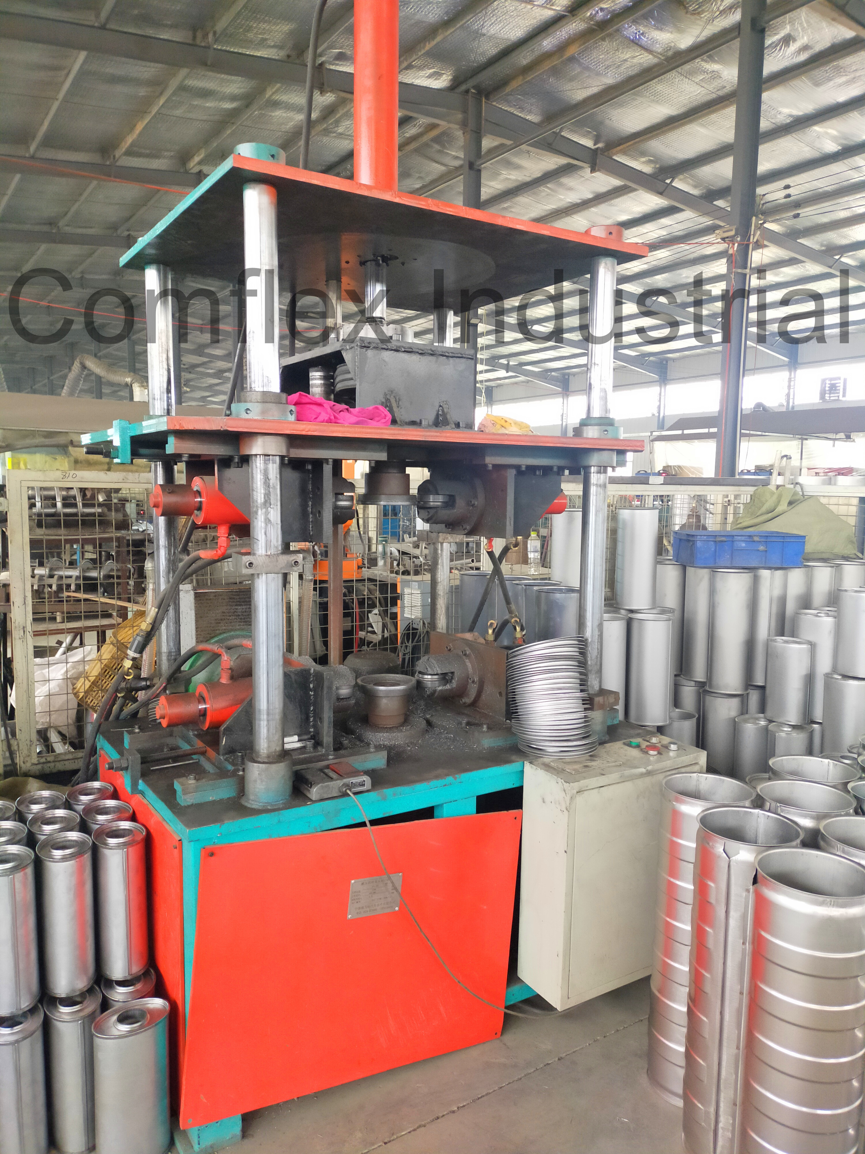 Exhaust Universal Car Muffler Sealing/Closing Machine^