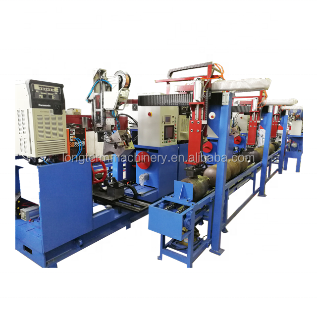 LPG Cylinder Double Head Body Automated  MIG MAG TIG Circumferential Lathe seam Welders Welding Machine Price